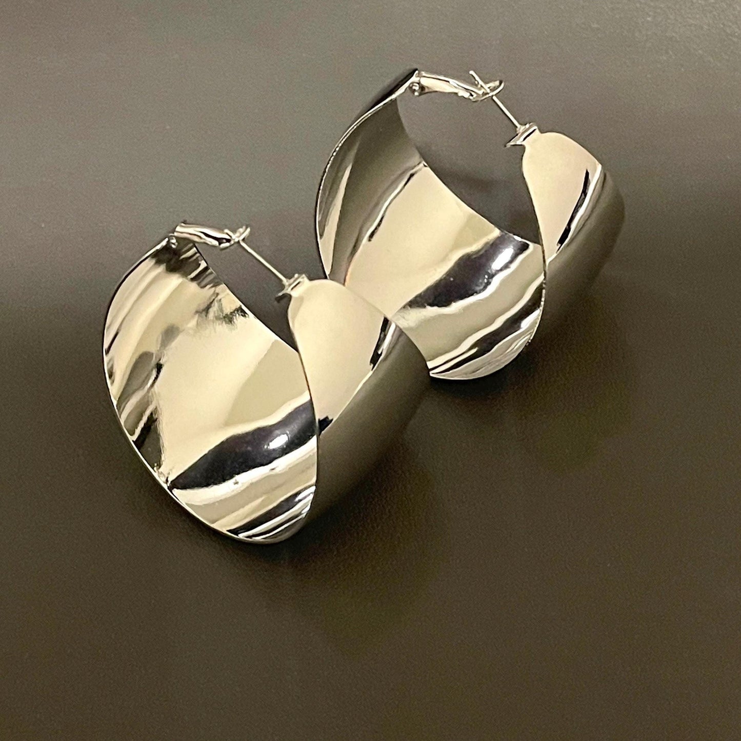 Oversized Statement Hoop Earrings