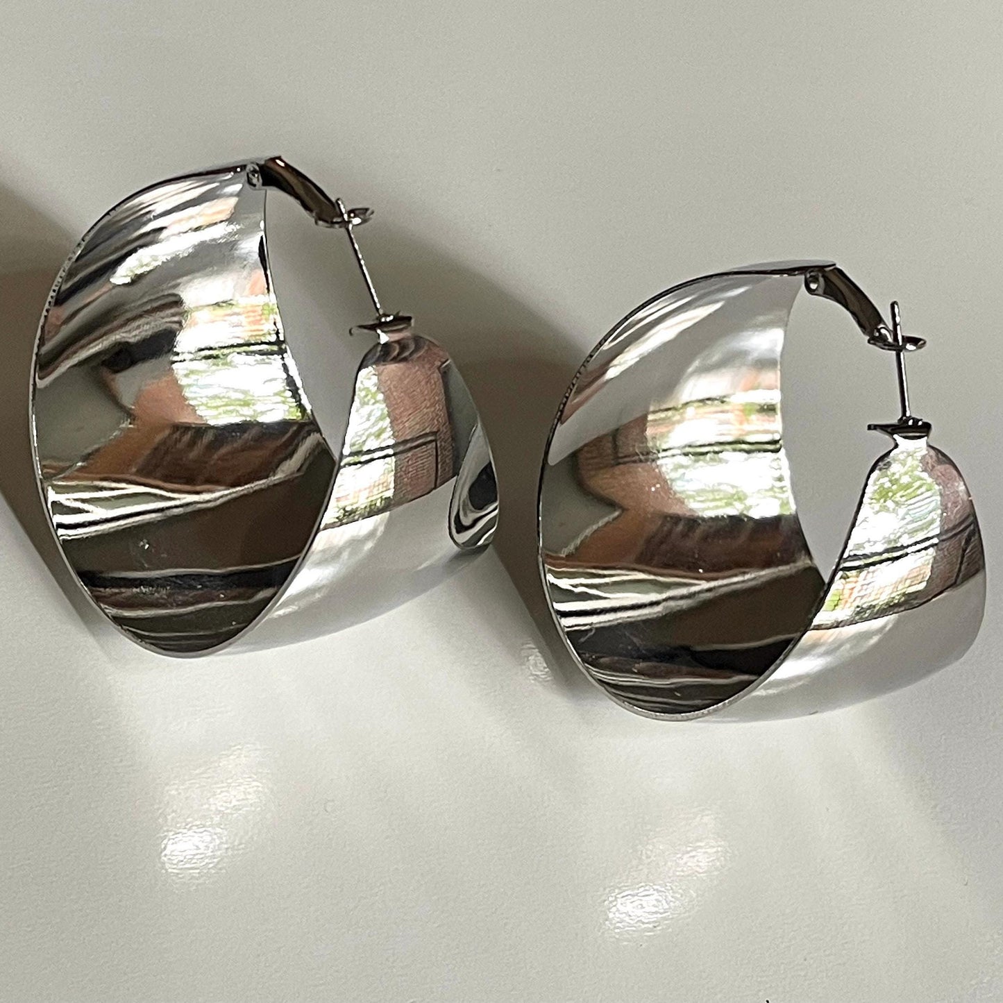 Oversized Statement Hoop Earrings