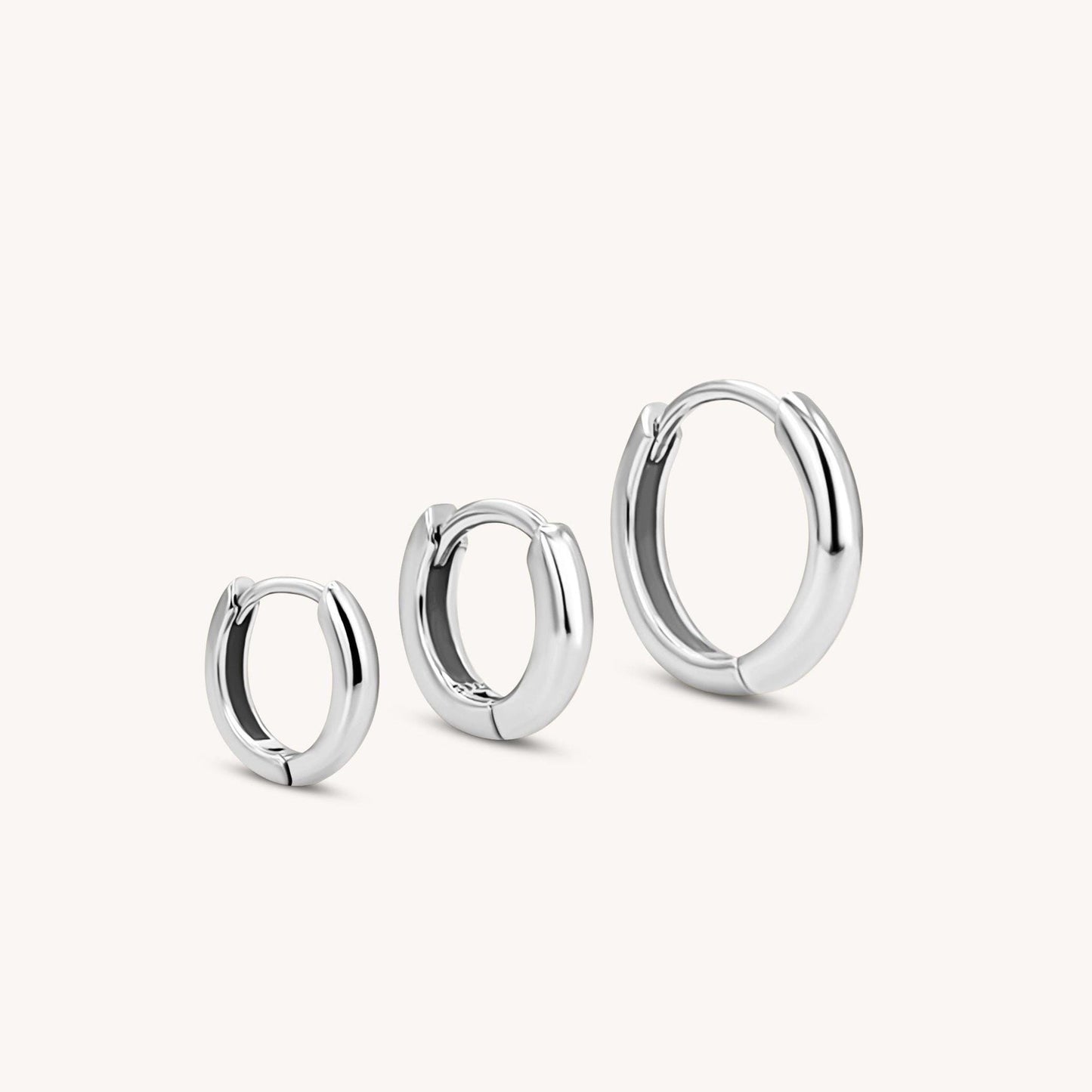 Small Basic Hoop Earrings -18k Gold Vermeil