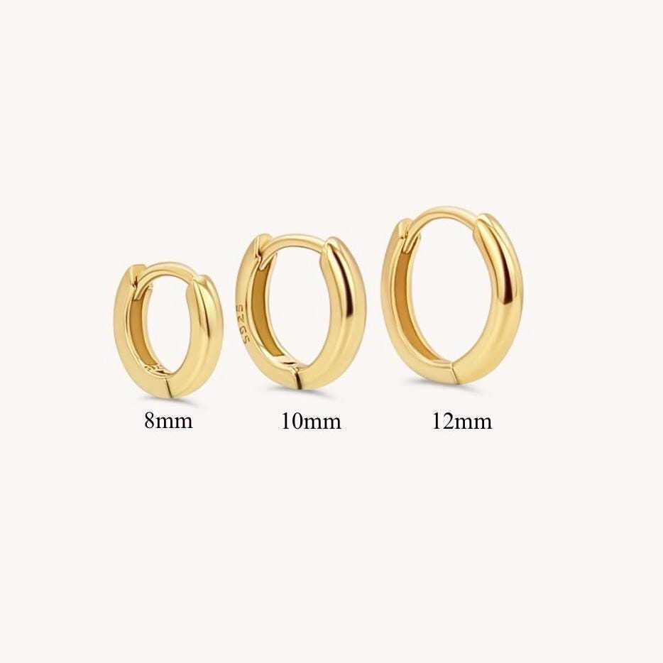 Basic Tiny Huggie Hoop Earrings