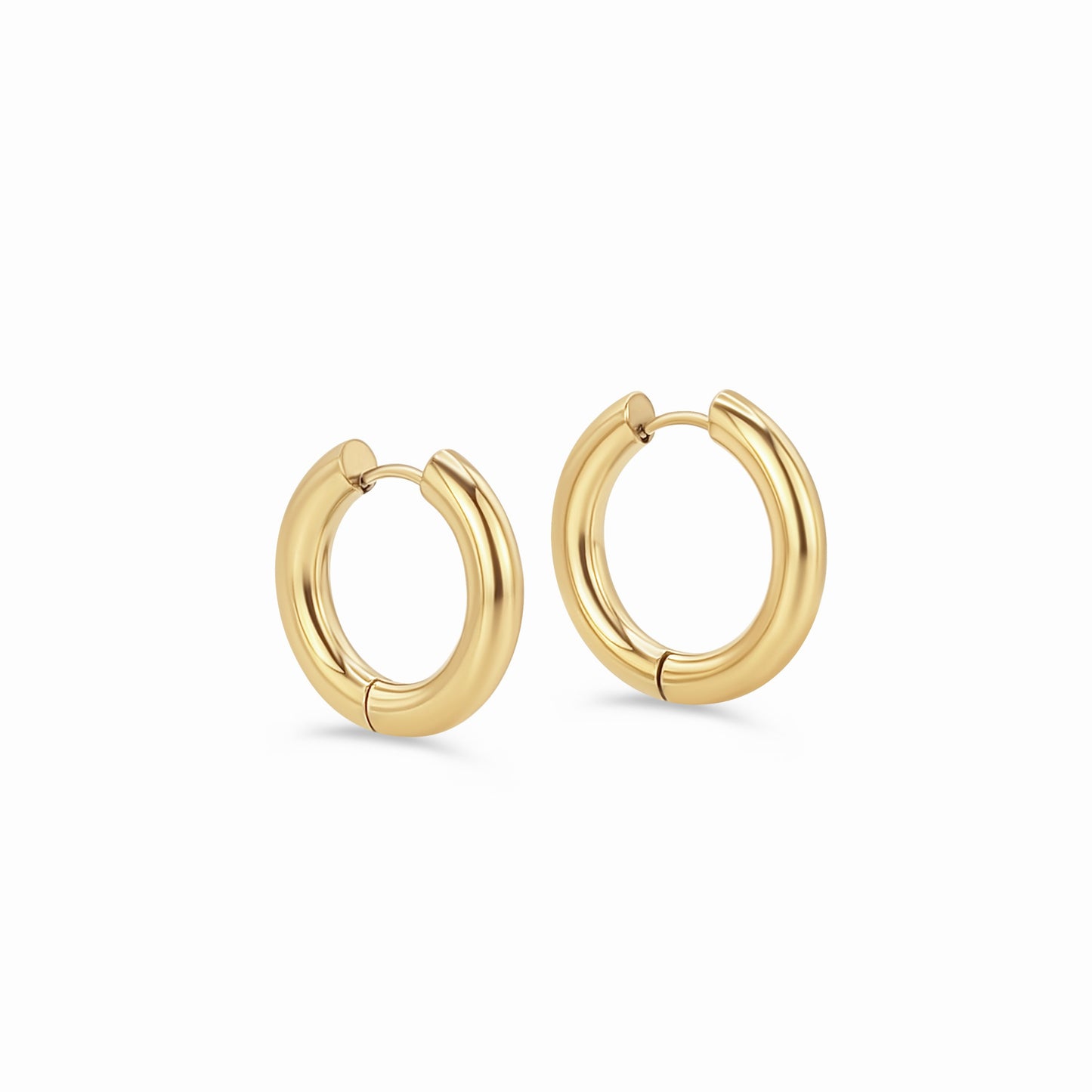 Thick Hoop Earrings