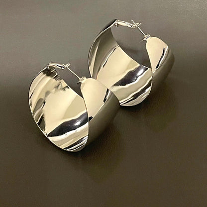 Oversized Statement Hoop Earrings