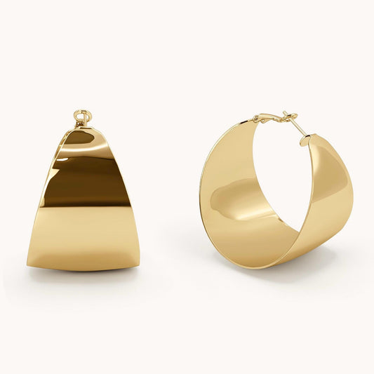 Oversized Statement Hoop Earrings
