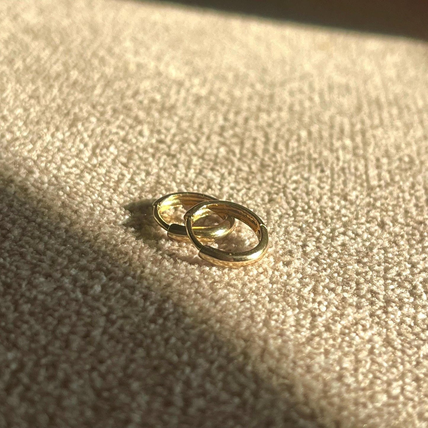 Classic Huggie Hoops - 14k Solid Gold