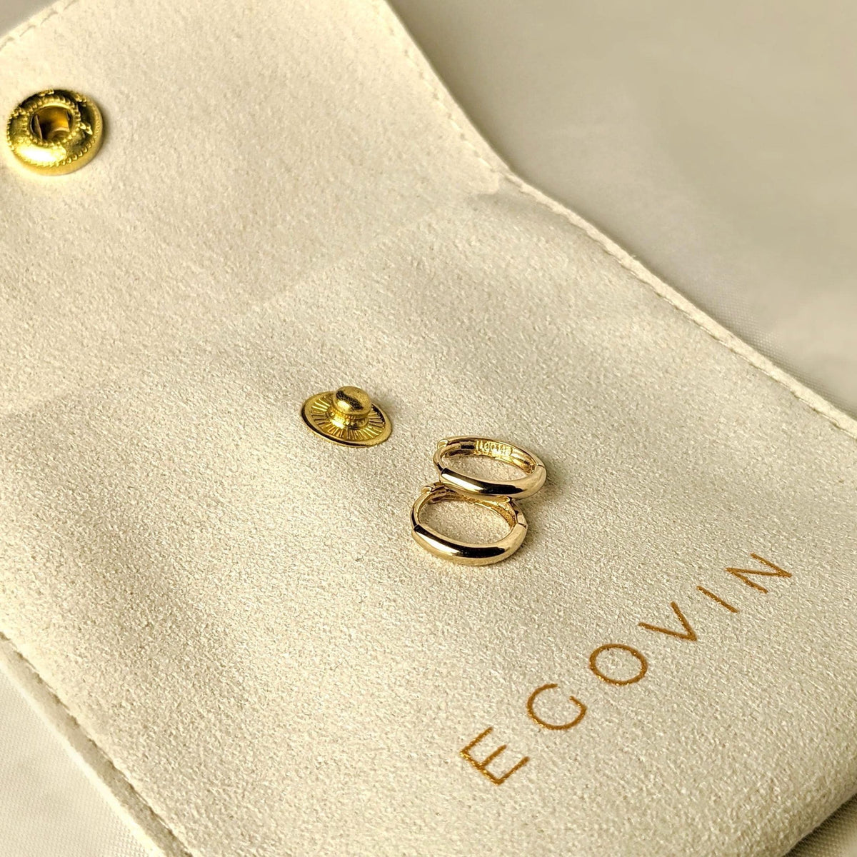 Classic Huggie Hoops - 14k Solid Gold