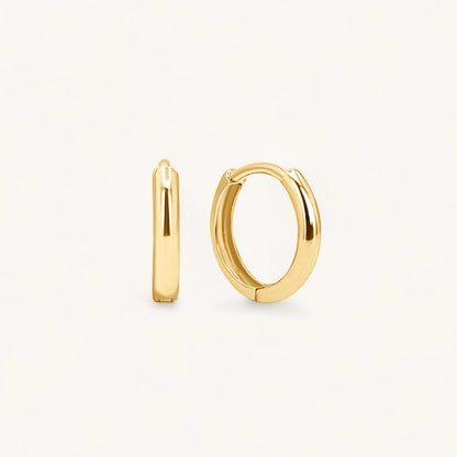 Classic Huggie Hoops - 14k Solid Gold