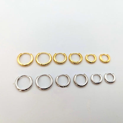 Basic Tiny Huggie Hoop Earrings