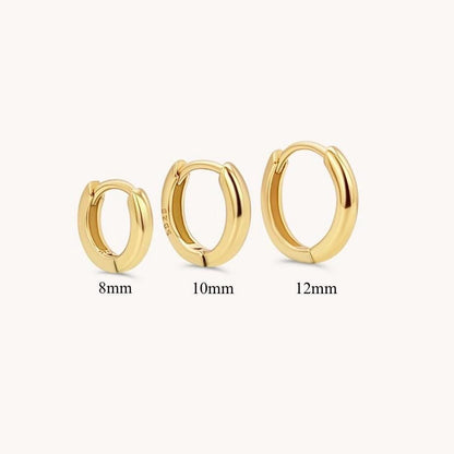 Basic Tiny Huggie Hoop Earrings