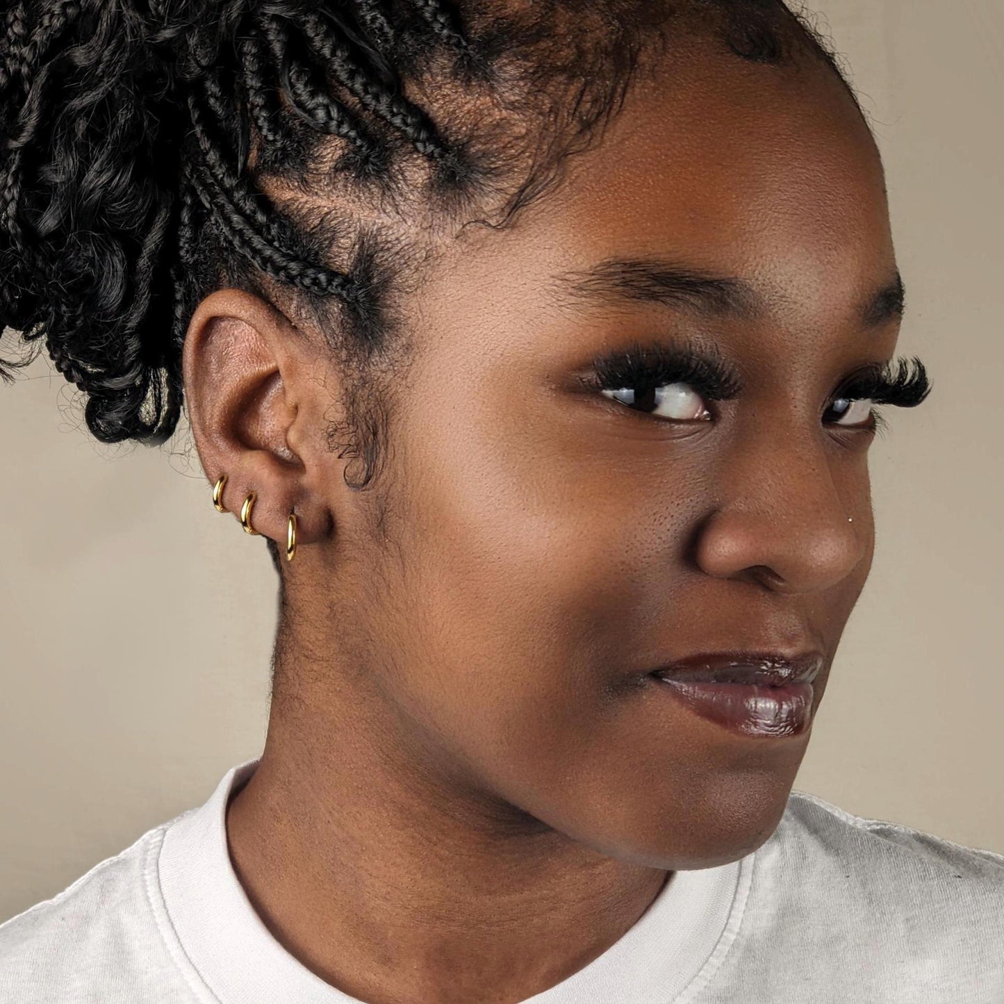 Basic Tiny Huggie Hoop Earrings