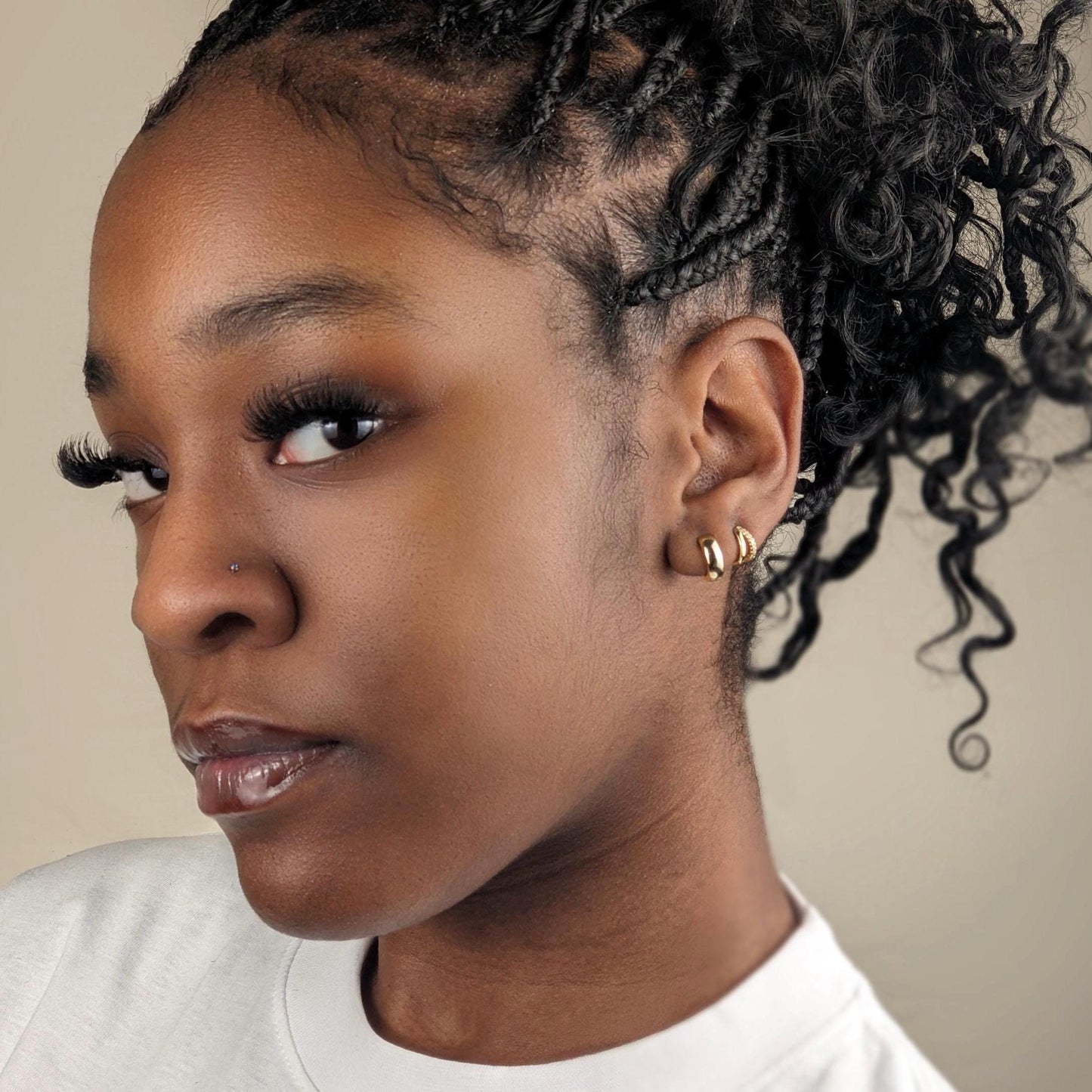 Basic Bold Hoops - Gold Vermeil