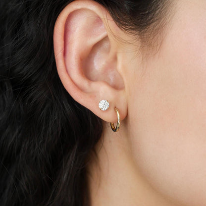 Classic Huggie Hoops - 14k Solid Gold