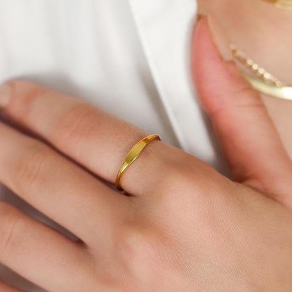 14k Solid Gold Signet Ring