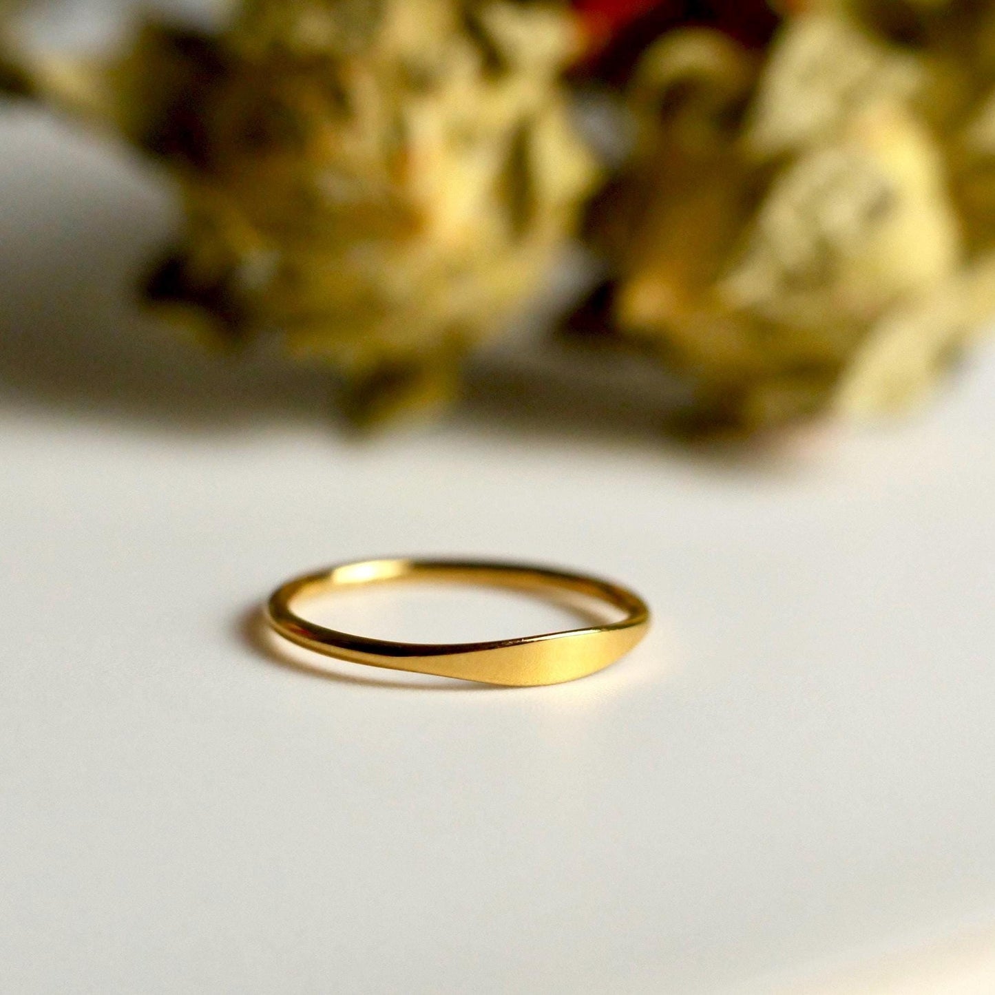 14k Solid Gold Signet Ring