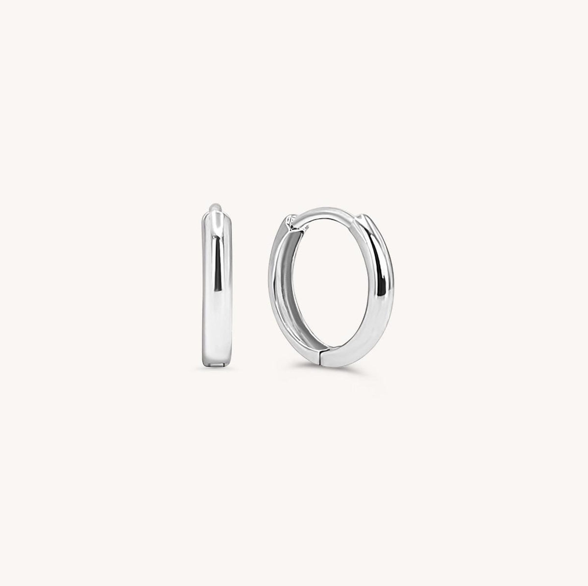 Classic Huggie Hoops - 14k Solid Gold