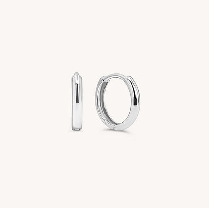 Classic Huggie Hoops - 14k Solid Gold